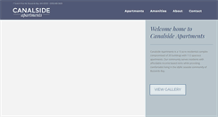 Desktop Screenshot of canalsideapts.com